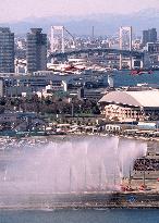 New Year parade of fire brigades